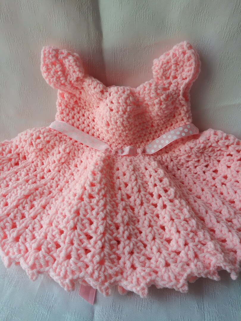 Crochet Baby girl dress 6 months | MakerPlace by Michaels Crochet Baby girl dress 6 months | MakerPlace by Michaels